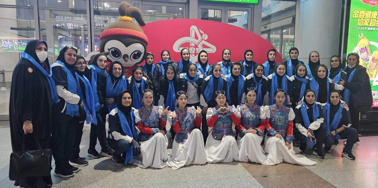 دختران فوتسالیست ایران پا به سرزمین چین گذاشتند!