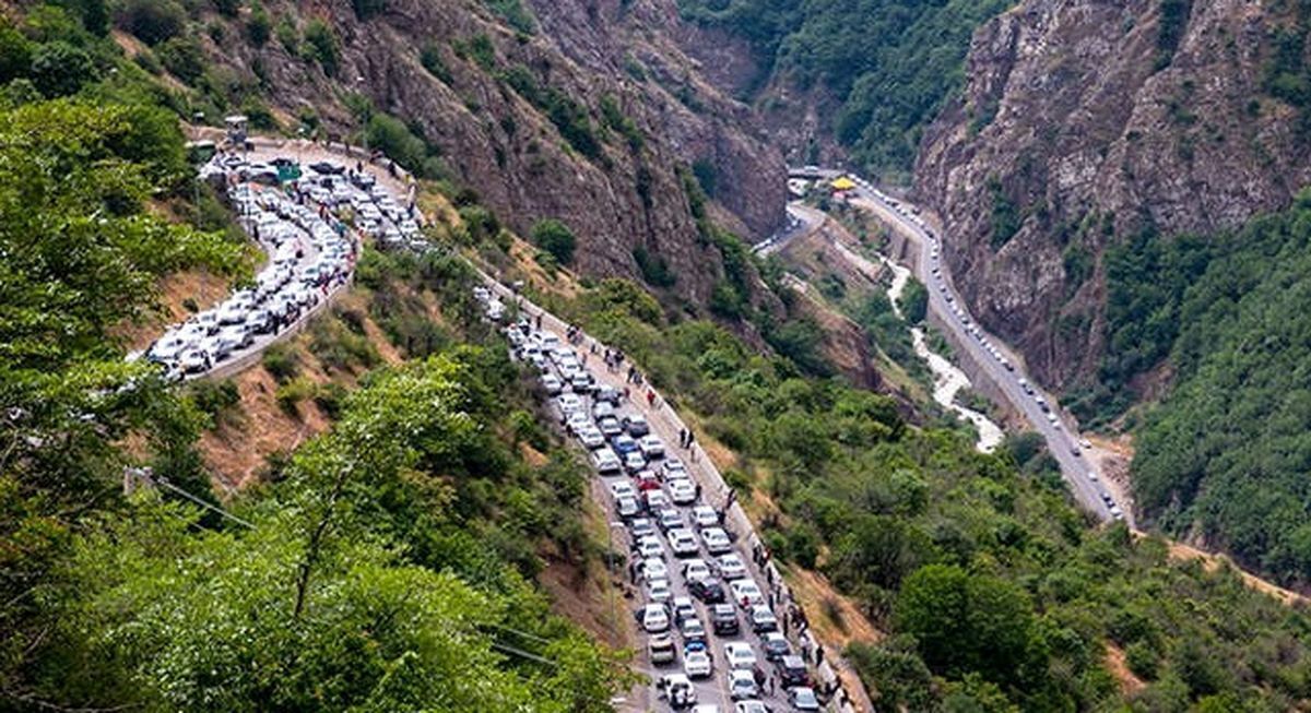 ترافیک به‌هم‌ریخته جاده چالوس: از ساعت ۱۸ فقط یک‌طرفه! + آخرین اوضاع سایر محور‌ها