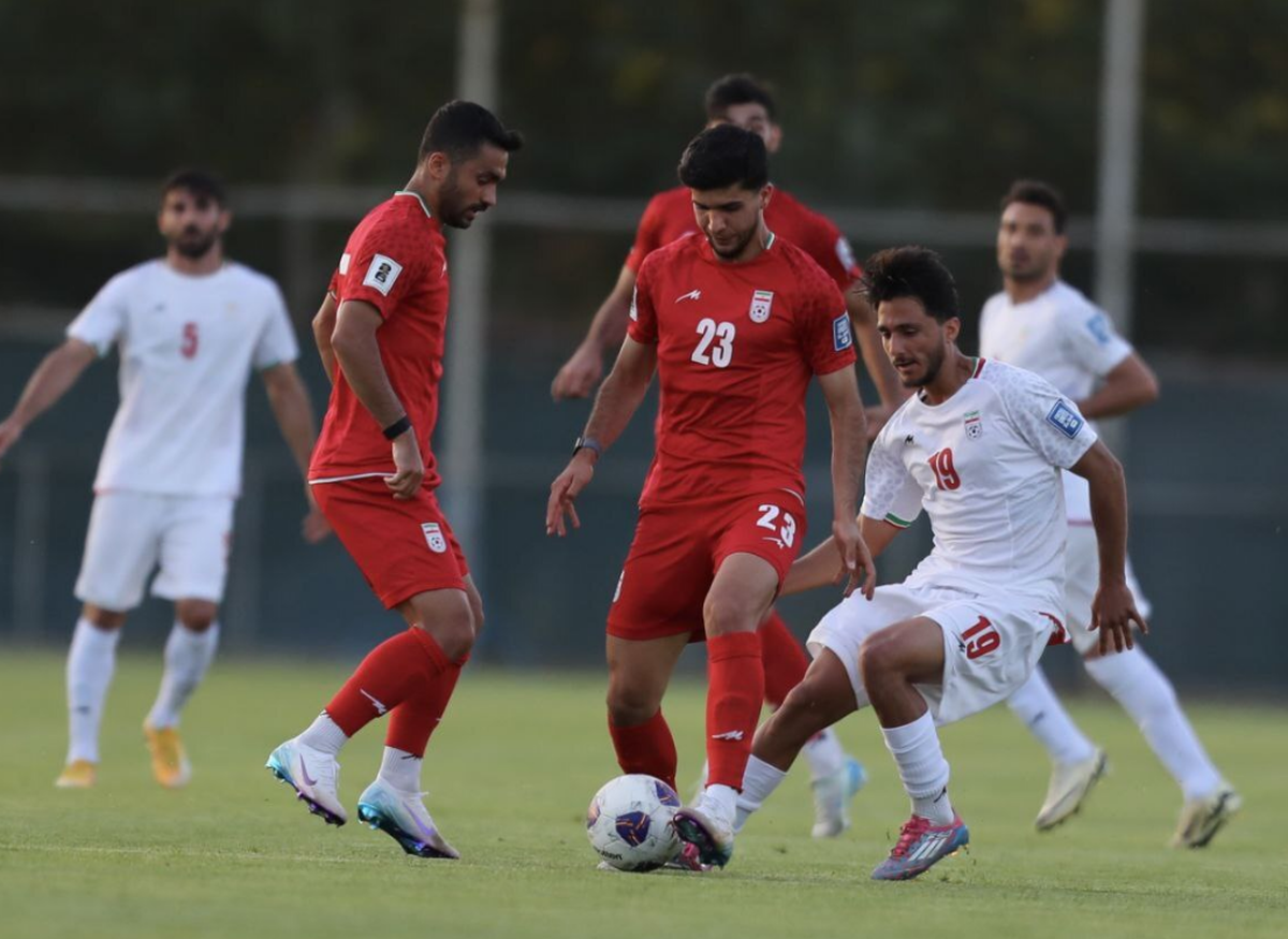 تساوی جنجالی در بازی درون اردویی تیم ملی فوتبال!